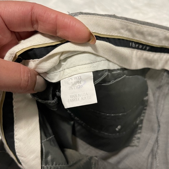 2𝒇𝒐𝒓$150 THEORY wool gray pants Size6 - Picture 4 of 9